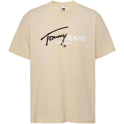 Abbigliamento Uomo T-shirt maniche corte Tommy Jeans  Beige