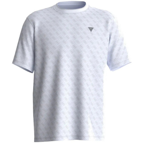 Abbigliamento Uomo T-shirt maniche corte Guess patch Bianco