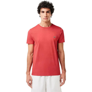 Abbigliamento Uomo T-shirt maniche corte Lacoste Pima Arancio