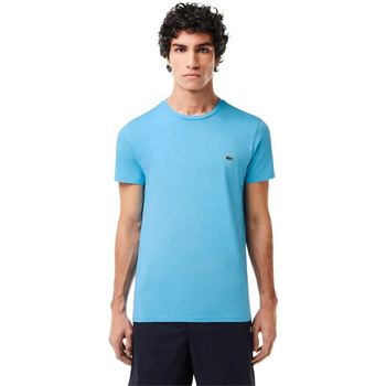 Abbigliamento Uomo T-shirt maniche corte Lacoste Pima Blu