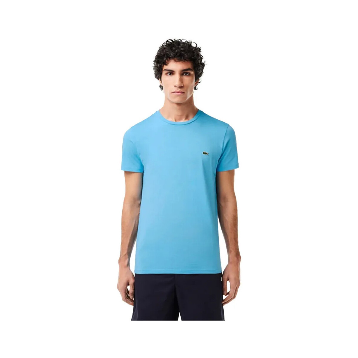 Abbigliamento Uomo T-shirt maniche corte Lacoste Pima Blu