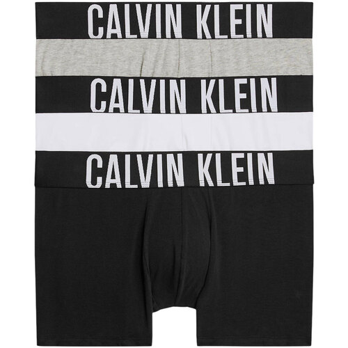 Biancheria Intima Uomo Mutande uomo Calvin Klein Jeans Underwear TRUNK 3PK Grigio