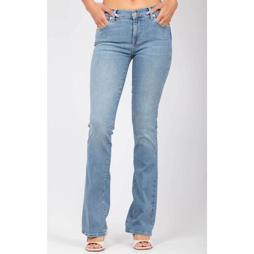 Abbigliamento Donna Jeans bootcut 7 for all Mankind JSWBC120TR LIGHTBLUE Blu