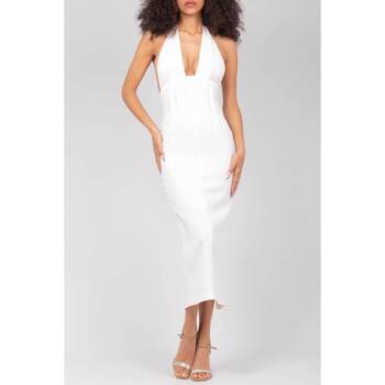 Abbigliamento Donna Vestiti Chb DR62CR01 WHITE Bianco