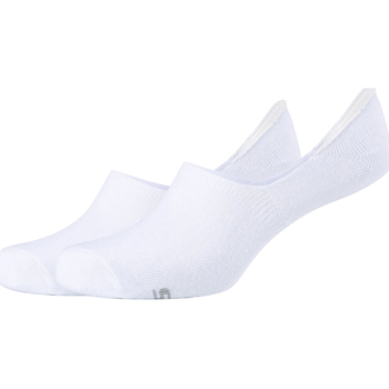 Accessori Calzini bassi Skechers 2PPK Basic Footies Socks Bianco