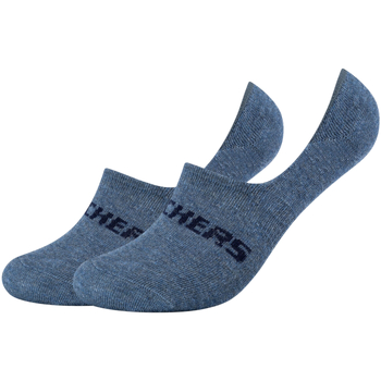 Accessori Calzini bassi Skechers 2PPK Mesh Ventilation Footies Socks Blu