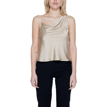 Abbigliamento Donna Top / T-shirt senza maniche Only ONLNATHALIE SINGLET PTM 15318761 Oro