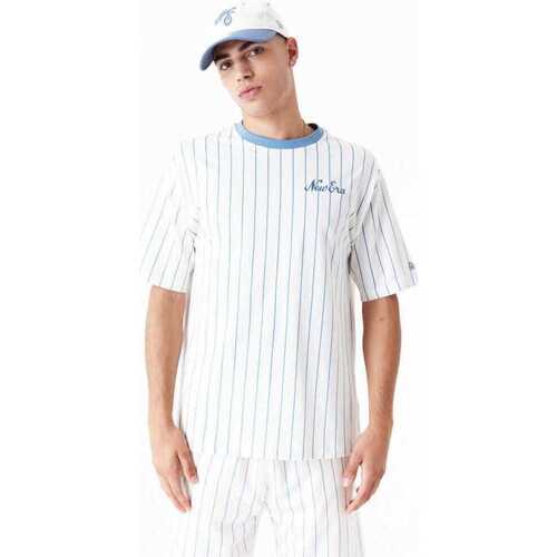 Abbigliamento Uomo T-shirt & Polo New-Era Ne pinstripe os tee newera Bianco