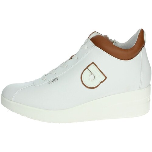 Scarpe Donna Sneakers alte Agile By Ruco Line JACKIE 226 Bianco