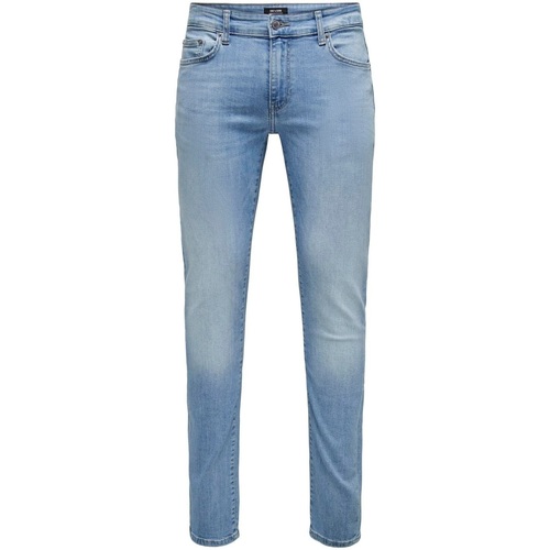 Abbigliamento Uomo Jeans slim Only & Sons  ONSLOOM SLIM ONE LBD 8263 AZG DNM NOOS Blu