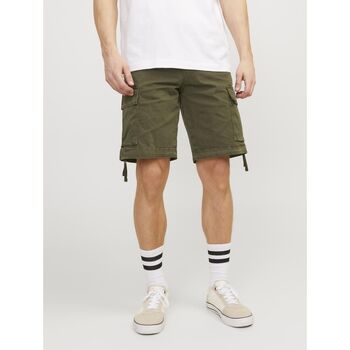 Abbigliamento Uomo Shorts / Bermuda Jack & Jones 12253122 COLE-OLIVE NIGHT Verde