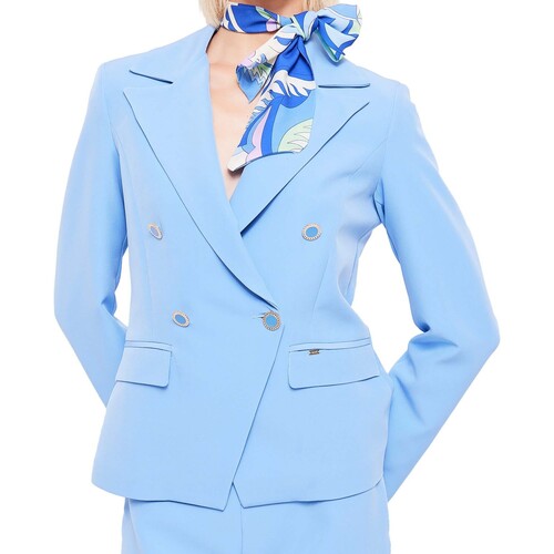 Abbigliamento Donna Giacche Gaudi Giacca Doppio Petto M-L Blu