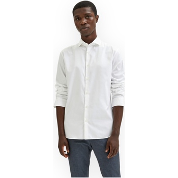 Abbigliamento Uomo Camicie maniche lunghe Selected 16081385 BRIGHTWHITE Bianco