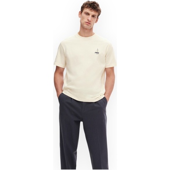 Abbigliamento Uomo T-shirt & Polo Selected 16092768 EGRET Giallo