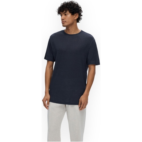 Abbigliamento Uomo T-shirt & Polo Selected 16089504 SKYCAPTAIN Blu