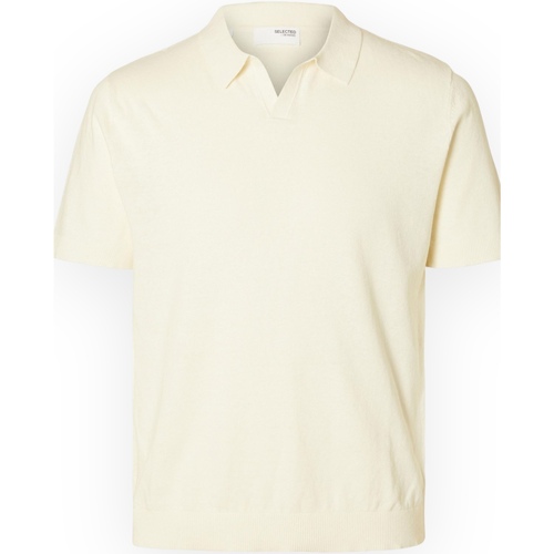 Abbigliamento Uomo T-shirt & Polo Selected 16090124 EGRET Beige