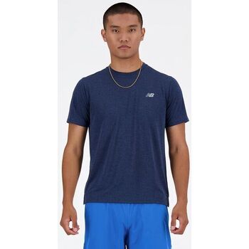 Abbigliamento Uomo T-shirt & Polo New Balance MT41253-NNH Blu