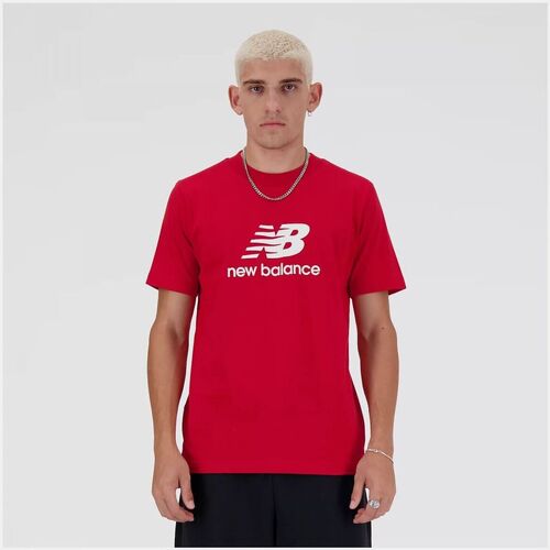 Abbigliamento Uomo T-shirt & Polo New Balance MT41502-TRE RED Rosso