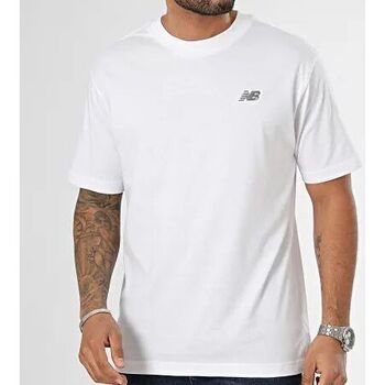 Abbigliamento Uomo T-shirt & Polo New Balance MT41509-WT Bianco