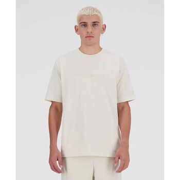 Abbigliamento Uomo T-shirt & Polo New Balance MT41559-LIN Bianco
