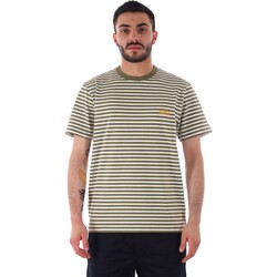 Abbigliamento Uomo T-shirt & Polo Woolrich 151088 Verde - Bianco