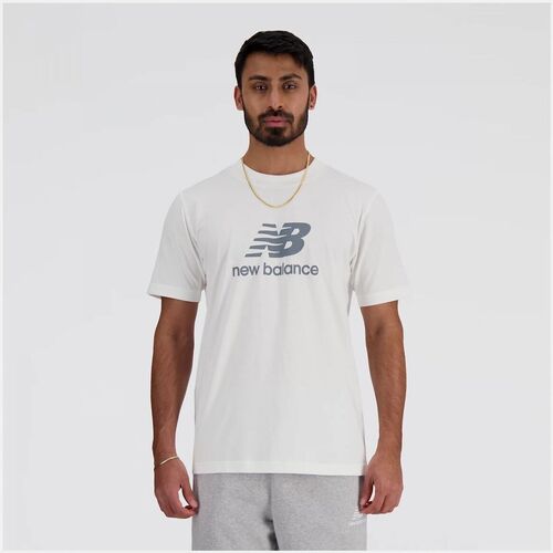 Abbigliamento Uomo T-shirt & Polo New Balance MT41502-WT Bianco