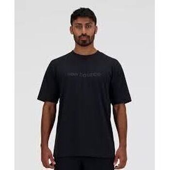Abbigliamento Uomo T-shirt & Polo New Balance MT41559-BK Nero