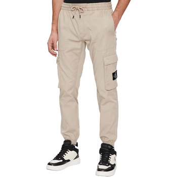 Abbigliamento Uomo Pantaloni Calvin Klein Jeans WASHED CARGO J30J324696 Beige