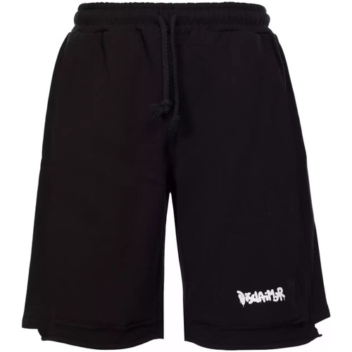 Abbigliamento Uomo Shorts / Bermuda Disclaimer bermuda felpa nero Nero