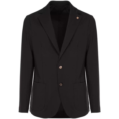 Abbigliamento Uomo Giacche Outfit giacca due bottoni nera Nero