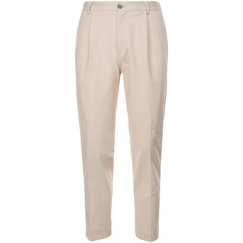 Abbigliamento Uomo Pantaloni Outfit pantaloni chinos bianco avorio Beige