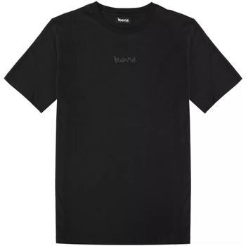 Image of T-shirt & Polo Disclaimer tshirt nera stampa orso retro