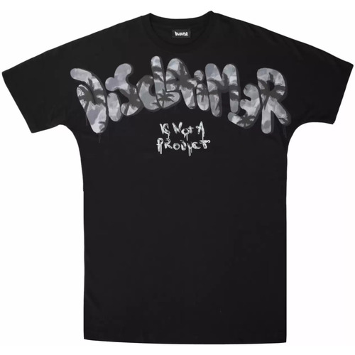 Abbigliamento Uomo T-shirt & Polo Disclaimer t-shirt nera logo palm Nero