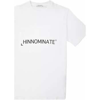 Image of T-shirt & Polo Hinnominate t-shirt bianca logo nero grande