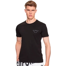 Abbigliamento Uomo T-shirt maniche corte Emporio Armani Eagle Nero