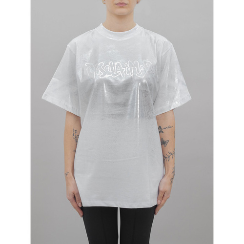 Abbigliamento Donna T-shirt maniche corte Disclaimer MAGLIA IN JERSEY Oro