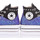 Scarpe Donna Sneakers Converse Platform Purple Wave 