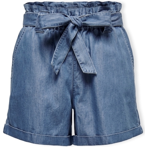 Abbigliamento Donna Shorts / Bermuda Only Noos Bea Smilla Shorts - Medium Blue Denim Blu
