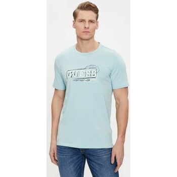Abbigliamento Uomo T-shirt maniche corte Guess M4GI26 J1314 Blu