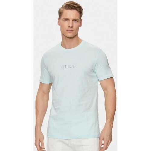 Abbigliamento Uomo T-shirt maniche corte Guess M4GI92 I3Z14 Blu