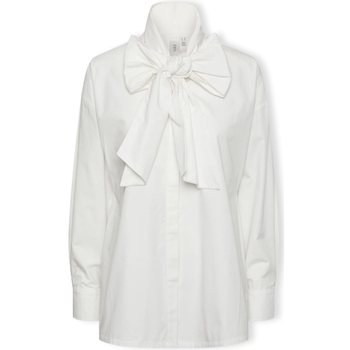 Abbigliamento Donna Top / Blusa Y.a.s YAS Sigga Shirt L/S - Star White Bianco