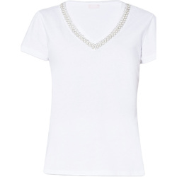 Abbigliamento Donna T-shirt maniche corte Liu Jo MA4324 J5904 Bianco