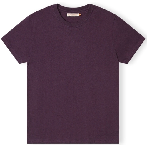 Abbigliamento Uomo T-shirt & Polo Revolution T-Shirt Regular 1051 - Purple Melange Viola