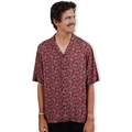 Image of Camicia a maniche lunghe Brava Fabrics Lobster Aloha Shirt - Red