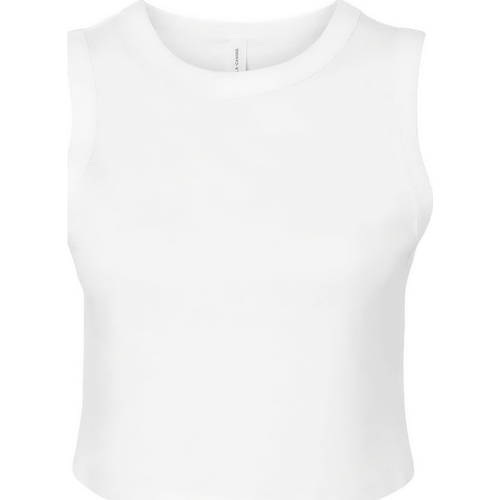 Abbigliamento Donna Top / T-shirt senza maniche Bella + Canvas PC6931 Bianco