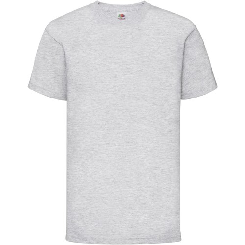 Abbigliamento Unisex bambino T-shirt maniche corte Fruit Of The Loom Valueweight Grigio