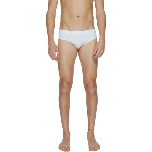 Abbigliamento Uomo Costume / Bermuda da spiaggia Calvin Klein Jeans BRIEF KM0KM00995 Bianco