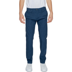 Abbigliamento Uomo Pantaloni Borghese Chino Todi PA21 HP01 Blu