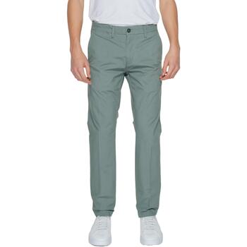 Abbigliamento Uomo Pantaloni Borghese Chino Todi PA21 HP01 Verde