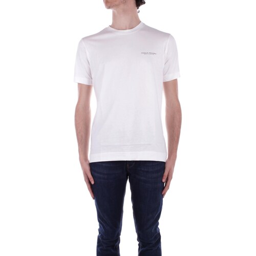 Abbigliamento Uomo T-shirt maniche corte Paolo Pecora PP1006 Bianco